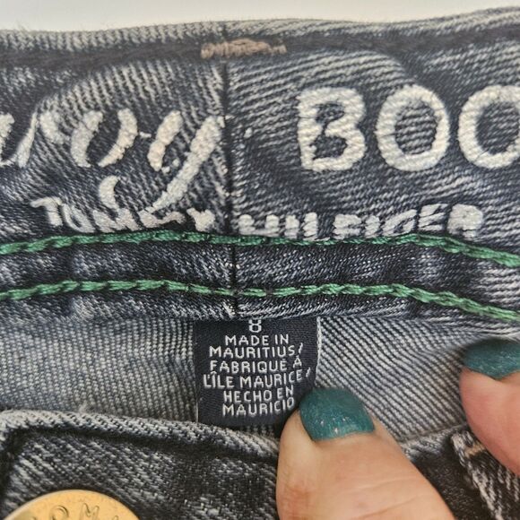 Tommy Hilfiger Blue Jeans Womens 8 Curvy Boot Medium Wash Low Rise Cotton 30x32 - Picture 4 of 14